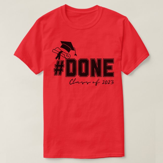 T-shirt Classe De 2023 Diplôme 20 (Design devant)
