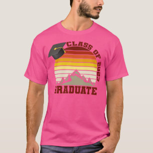 T-shirt Classe de 2023 Retro Sunset Graduate