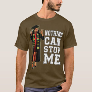 T-shirt Classe de 2023 Stèle de troisième cycle Fille noir