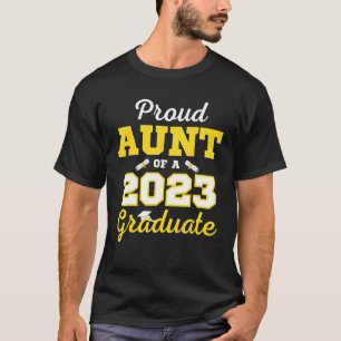 T-shirt Classe de 2023 Tante fière de chemise d'un diplômé
