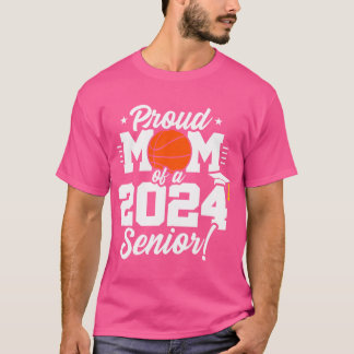 T-shirt Classe De 2024 - Année Supérieure - Mère De Basket