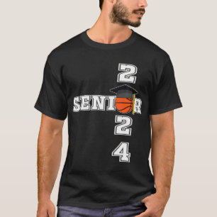 T-shirt Classe De 2024 Basketball Senior Shirt Senior 2024