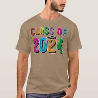 T-shirt Classe De 2024 Ecole De Finition Secondaire