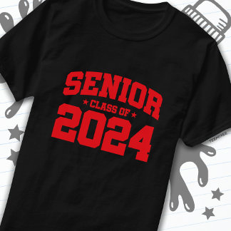 T-shirt Classe de 2024 Lycée Graduation Senior 2024