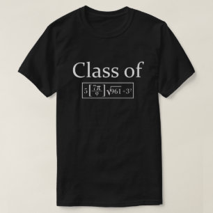 T-shirt Classe de 2024 Math Geek Funny Pi 8e année