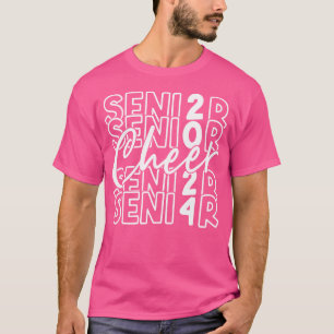 T-shirt Classe de 2024 Senior Cheer Cheerleader Cheerleadi