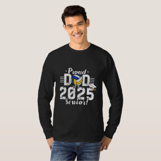T-shirt Classe de 2025 - Senior 2025 - Volleyball Papa
