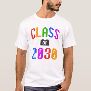 T-shirt CLASSE De 2030 Enfants Bricks Toy 4E Grade School