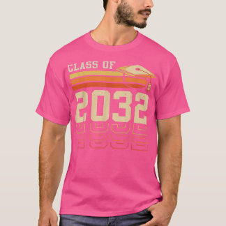 T-shirt Classe De 2032 Augmenter Avec Moi Graduation Premi
