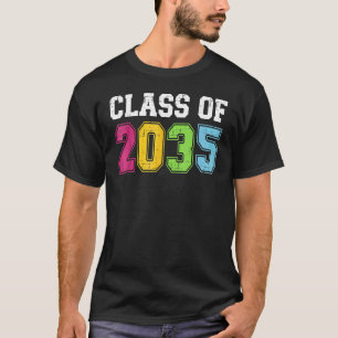 T-shirt Classe de 2035 grandir avec moi jardin d'enfants à