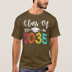 T-shirt Classe De 2035 Jardin D'Enfants Grandir Avec Moi G