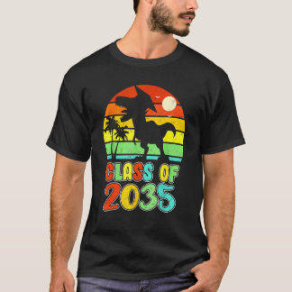 T-shirt Classe De 2035 Jardin D'Enfants Grandir Avec Moi G