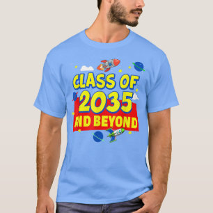 T-shirt Classe De 2035 Jardin d'enfants Pré-K Croissance a