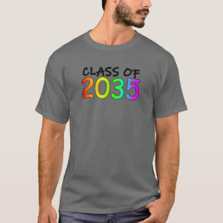 T-shirt Classe De 2035 K -12E Grade Imprime L'Espace Grad