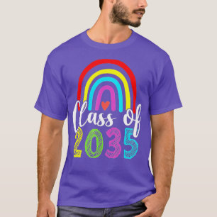 T-shirt Classe De 2035 Maternelle Pré K Croissance Avec Mo