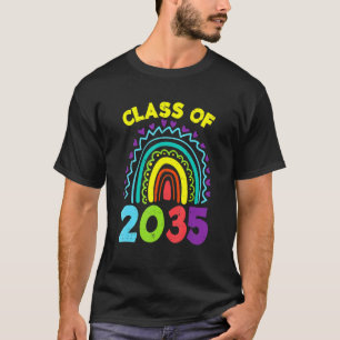 T-shirt Classe De 2035 Maternelle Pré K Croissance Avec Mo