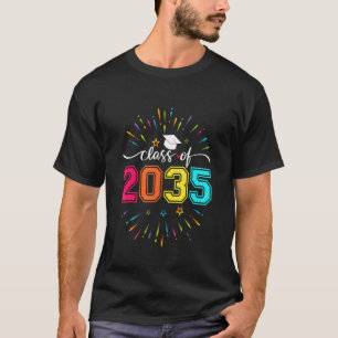T-shirt Classe De 2035 Pré K Graduate Kindergarten Graduat