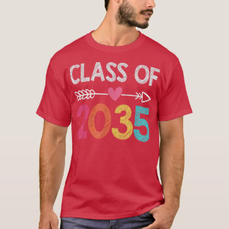 T-shirt Classe De 2035 Shirt Pré-K Graduate Préscolaire Gr