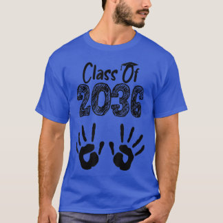 T-shirt Classe De 2036 Grow With Me Chemise Empreinte Sur