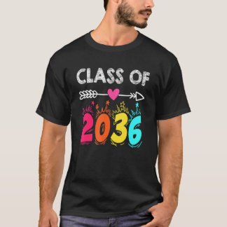 T-shirt Classe De 2036 Maternelle Pré K Croissance Avec Mo