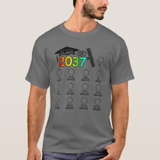 T-shirt Classe De 2037 Augmenter Avec Moi Espace Pour Véri