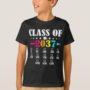 T-shirt Classe De 2037 Maternelle 12Ème Année