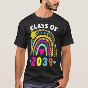 T-shirt Classe De 2039 Graduation Pré K Graduate Rainbow