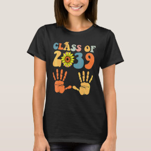 T-shirt Classe de 2039 Grandir avec moi Empreinte digitale