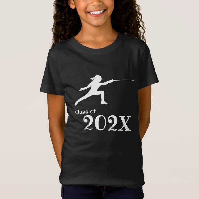 T-Shirt Classe De 20 ? ? Équipe d'escrime (Devant)