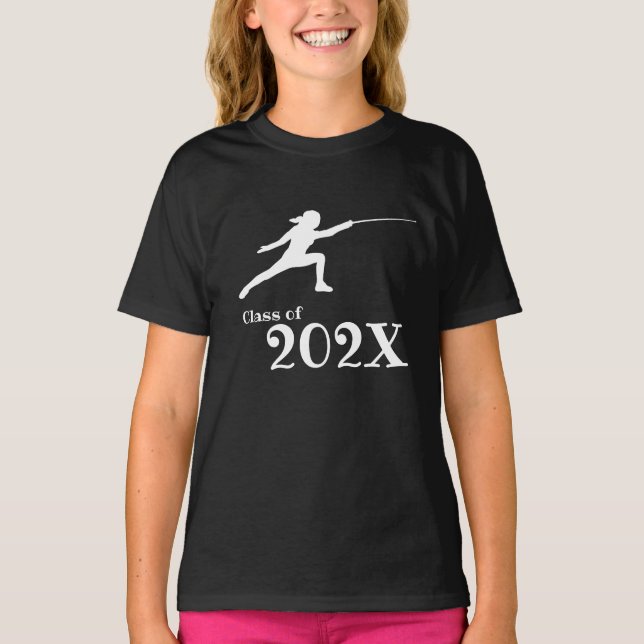 T-shirt Classe De 20 ? ? Équipe d'escrime (Devant)