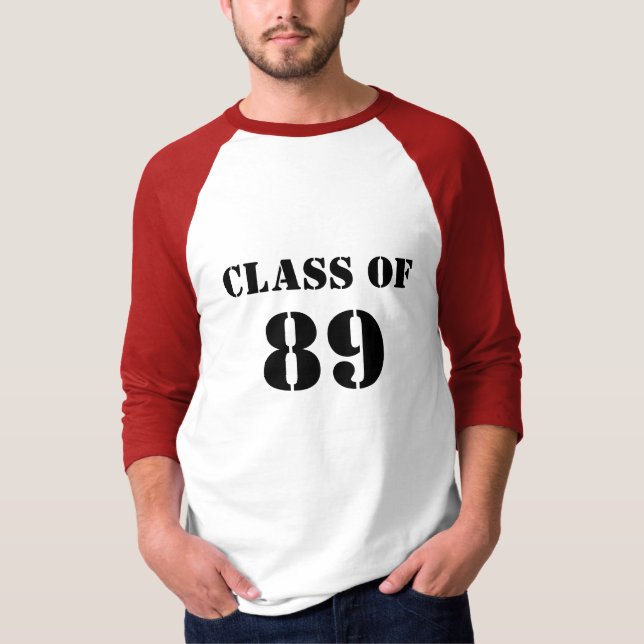 T-shirt Classe de 89 - hommes (Devant)