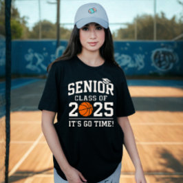T-shirt Classe de basket-ball 2025 Graduation Senior 2025