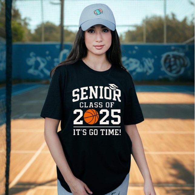 T-shirt Classe de basket-ball 2025 Graduation Senior 2025 (Créateur téléchargé)