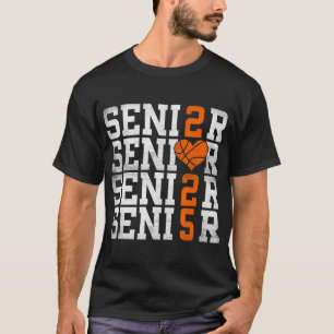 T-shirt Classe De Basketball 2025 Classe De Graduation De 