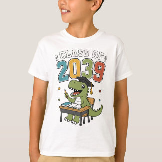 T-shirt Classe de diplômé futur dinosaure T Rex 2039 Grad