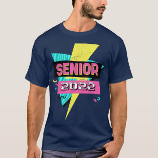 T-shirt Classe de fin d'études 2022 de 2022 Retro 90s Gra