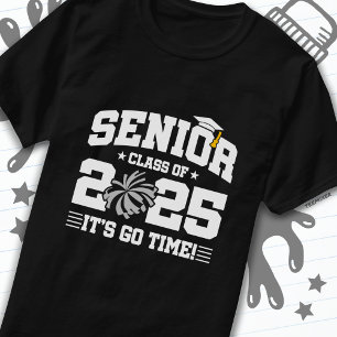 T-shirt Classe de fin d'études de 2025 Pom-pom girl Cheer 