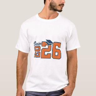 T-shirt Classe de fin d'études de 2026 Design de style rét
