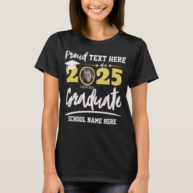 T-shirt Classe de fin d'études de la famille Fière personn (Devant)