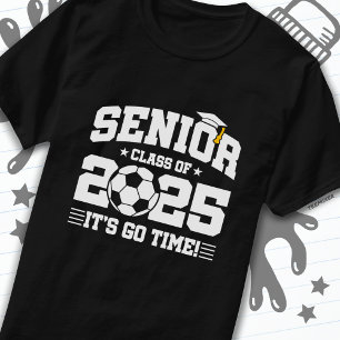 T-shirt Classe de football 2025 Graduation Senior 2025