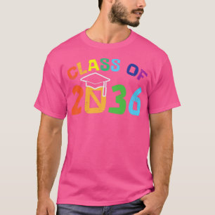 T-shirt Classe De Graduation De 2036 Grandir Avec Moi Drôl