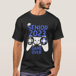 T-shirt Classe De Jeu Vidéo Senior 2023 Sur Gamer École