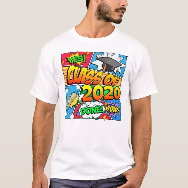 T-shirt Classe de la bande dessinée 2020 (Devant)