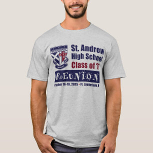 T-shirt Classe de lycée de St Andrew de la Réunion 1979