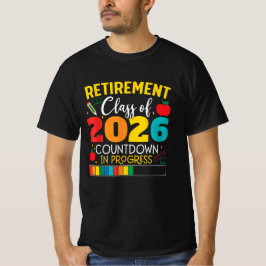 T-shirt Classe De Retraite D'Enseignant Amusante De 2026 C