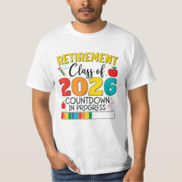 T-shirt Classe De Retraite D'Enseignant Retraité De 2026 C