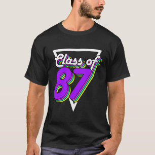 T-shirt Classe de Réunion du lycée de 1987 87 32 Année Cad