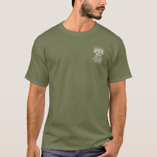 T-shirt Classe de troupe B - Olive verte (logo avant et ar