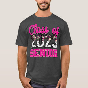 T-shirt Classe De Volleyball Principal Léopard Rose 2023