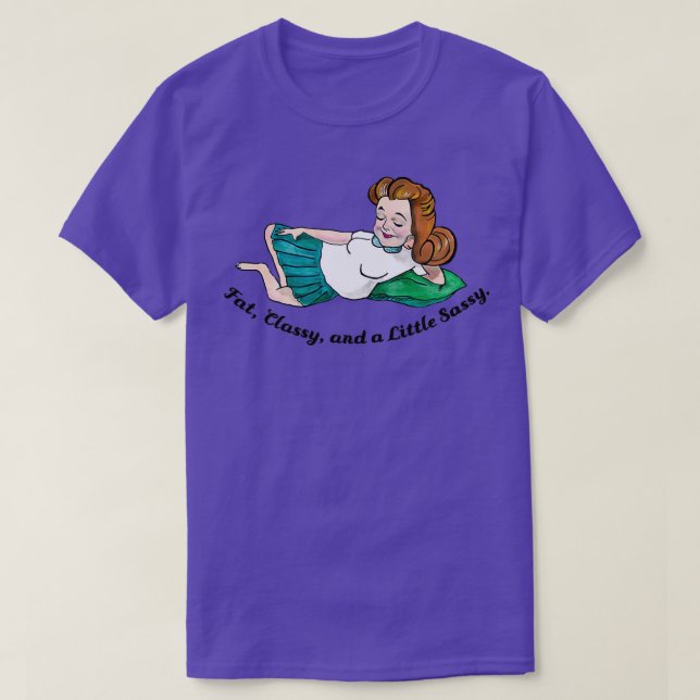 T-shirt Classé en gras et un peu triste (Design devant)